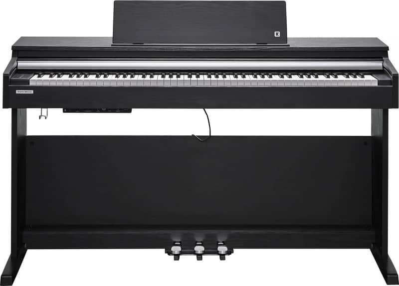Kurzweil CUP M1 Home Digital Upright Piano | 88 Keys, Bluetooth+MIDI & USB Connectivity, Rosewood Finish image 1