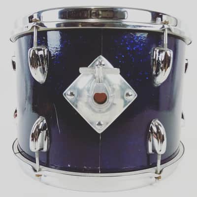 Slingerland 9x13" Dark Purple/Blue Sparkle Vintage 60s Tom Drum Sound King 3Ply image 3