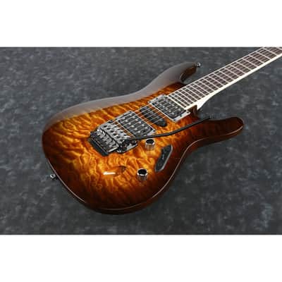 Ibanez S670QMDEB S Standard Guitar - Dragon Eye Burst image 4