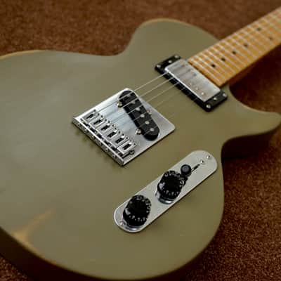 Warmoth Tele Paul Hybrid Worn Aged Relic Olive Drab Tex Mex Telecaster LP Hybrid Partscaster image 1