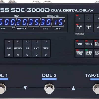 Boss SDE-3000D Dual Digital Delay 2023 - Present - Black image 3
