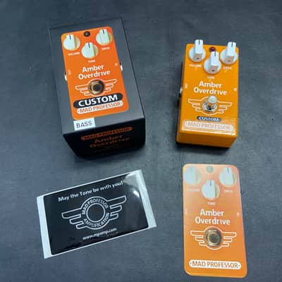 Mad Professor Amber Bass Overdrive Custom Limited Edition -Bass Mod. New! image 7