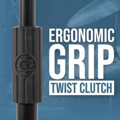 B-Stock Shure by Gator Low-Profile Tripod Mic Stand with Adjustable Height and Telescoping Boom; (SH-TRIPODSTANDLP) image 4