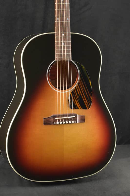 Gibson Custom Made To Measure J-45 Long Scale Acoustic Electric Vintage Sunburst