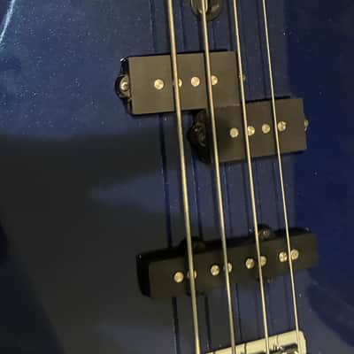 Yamaha RBX170 4-String Bass Guitar 2010s - Metallic Blue image 12