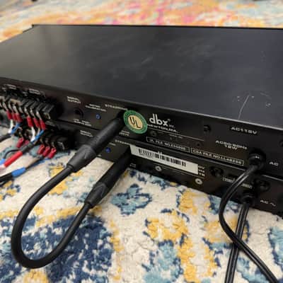 DBX 160X - PAIR WITH RARE AB1 CARDS INSTALLED image 12