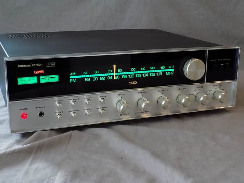 Harman Kardon 930 Twin Power Stereo Receiver Pro Recapped Restored image 1