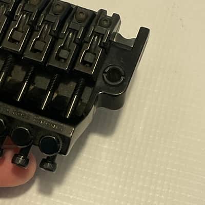 1980's Japan Ibanez RG550 RG Series Black Original Edge Floyd Rose Tremolo Bridge Set image 17