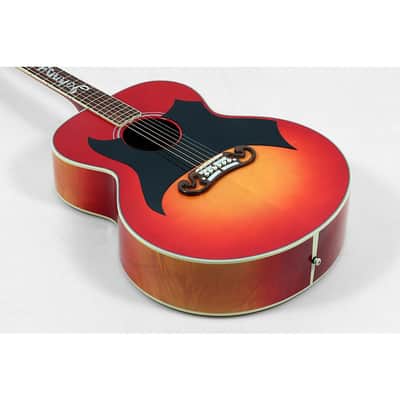 Gibson Johnny Cash SJ-200 Signature Limited-Edition Acoustic Guitar Regular Vintage Cherry Sunburst image 3