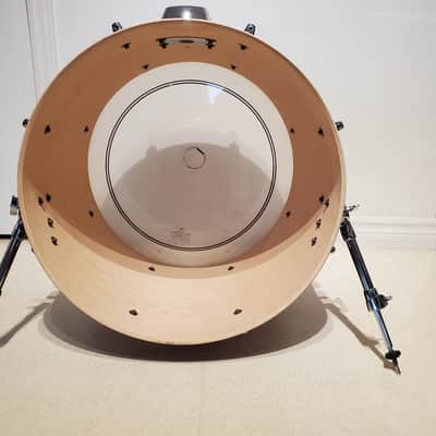 Mapex M 22"x18"inch Bass Drum W/Mount Gorgeous Lacquered Cherry Red - Ultra Clean image 8