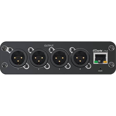Shure ANI4OUT-XLR 4-Channel Audio Network Interface - Open Box, Mint image 3