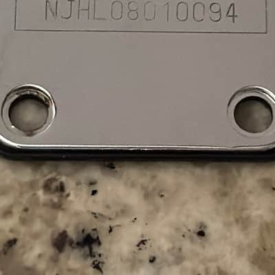 Jackson Neck plate with serial number - Chrome image 3