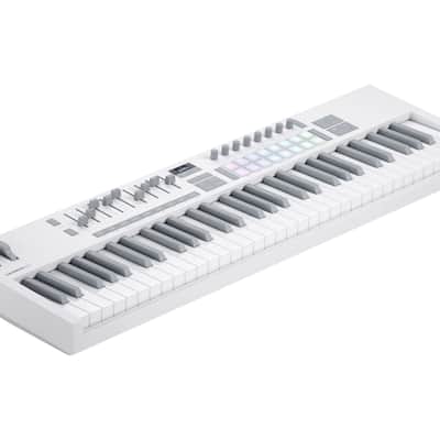 Novation Launchkey 61 MK4 MIDI Keyboard Controller (White) image 4