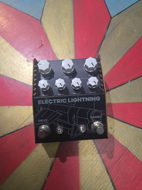 ThorpyFX Electric Lightning Chris Buck Signature Overdrive 2024 - Present - Black / Brown image 1