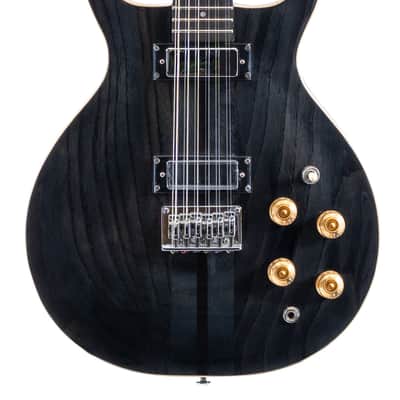 Washburn Hawk 12-String Trans Black image 1