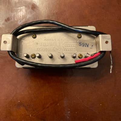 Vintage Seymour Duncan SH-1n '59 4-Conductor Neck Humbucker 1990s - Zebra MJ Marcella Juarez image 2