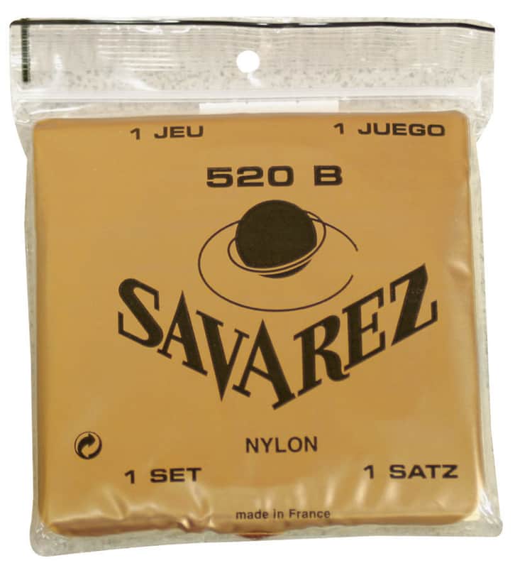 Savarez 520B Traditional White Card Classical Guitar Strings - Low Tension image 1