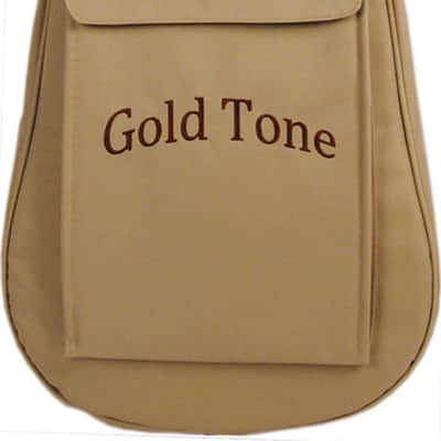 Gold Tone M-BassFL Fretless Short-Scale 4-String Acoustic-Electric Bass Guitar, Mahogany Top image 3