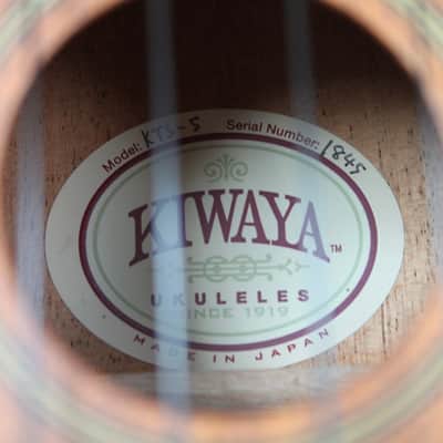 Kiwaya KTS-5 Artist Series Mahogany Soprano Ukulele Made In Japan Martin Ukulele image 15