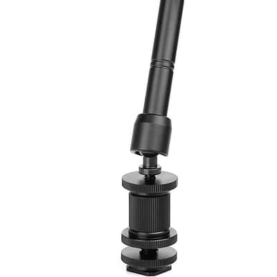 11'' Magic Arm, Articulating Magic Friction Arm Adjustable w/Hot Shoe Mount 1/4'' Tripod Screw Compatible with DSLR Camera Rig/LCD/DV Monitor/LED Lights/Flash Light/Microphone/DJI Osmo image 1
