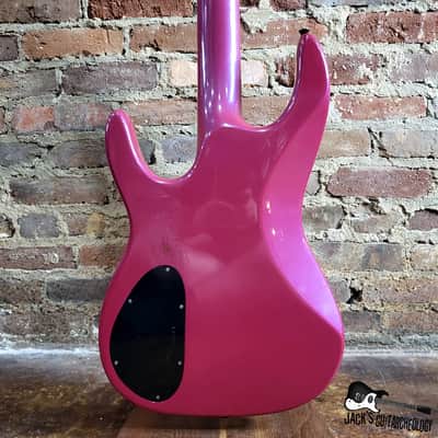 Kramer Spector Forum III Bass w/ OHSC (1980s, Magenta Metallic) image 14