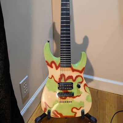 Jackson Pro Series Christian Olde Wolbers Signature 7-String Dinky Archtop 2004 - 2009 - Desert Camo image 1