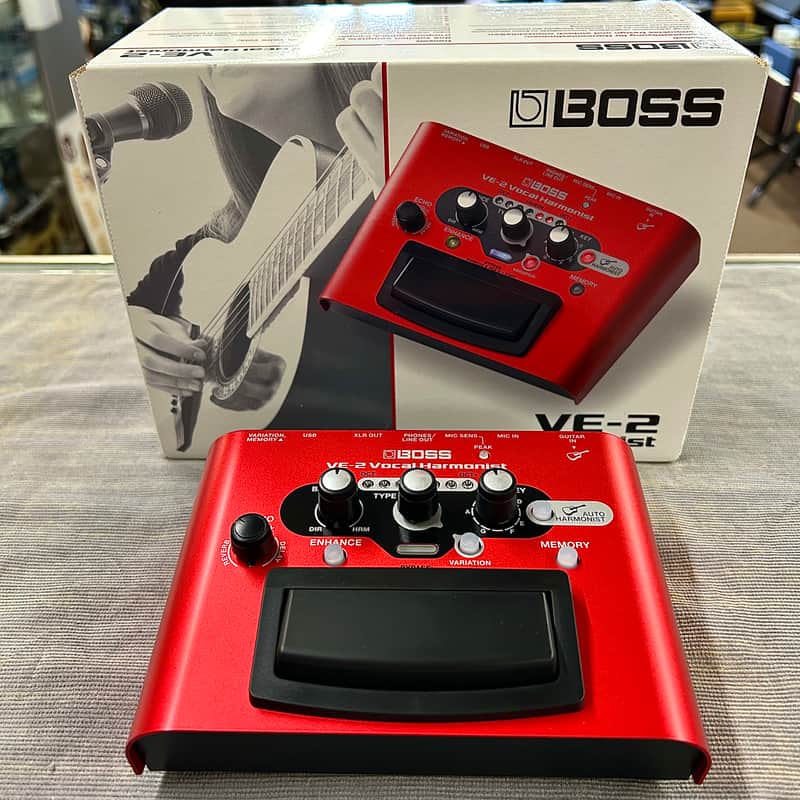 Boss VE-2 Vocal Harmonist Multi-Effect Unit 2014 - Present - Red image 1