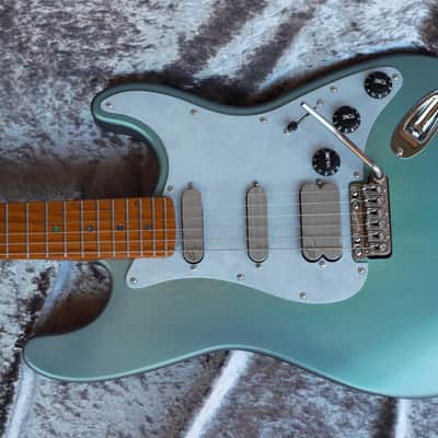 Build to Order GB Liuteria Traditional Strato Vegatrem pearl grey/green image 12