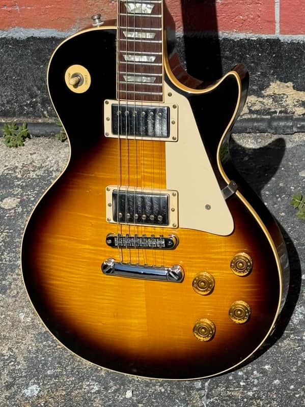 Gibson Les Paul Std. 1979 - gorgeous Tobacco'bursted Flamey Maple Top & Tim Shaw pickups. image 1