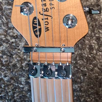 EVH Wolfgang WG Special QM with Baked Maple Neck electric guitar Chlorine Burst ohsc image 3