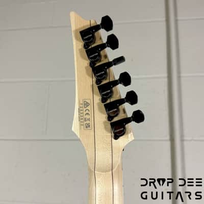 Ibanez Prestige RG653DX Electric Guitar w/ Case - White Flat image 15