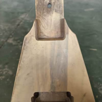 Poplar Wood Guitar Mini Flying V Style Body image 3