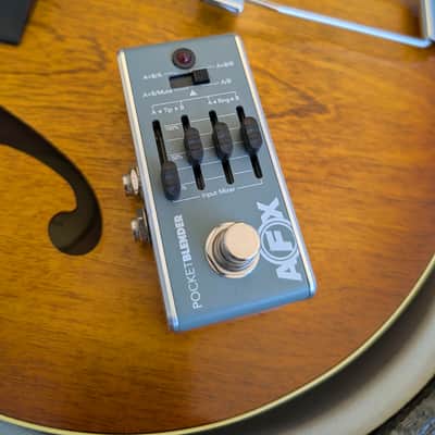 CUSTOM DUAL SOURCE! - Godin 5th Avenue Kingpin 2010s w/ Blender Pedal image 10