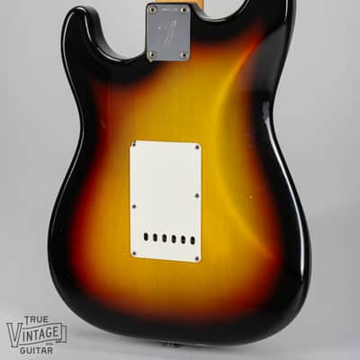 1967 Fender Stratocaster Sunburst Tortoise Shell Pickguard image 6