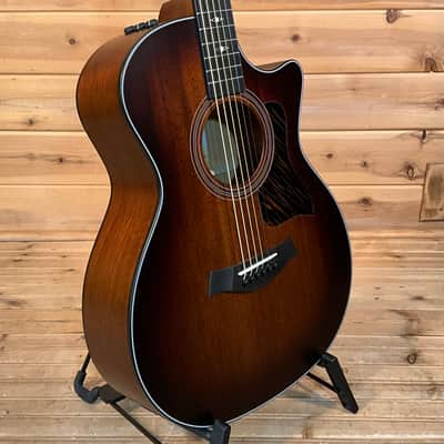 Taylor 324ce Baritone-6 Limited Acoustic Guitar - Natural image 1
