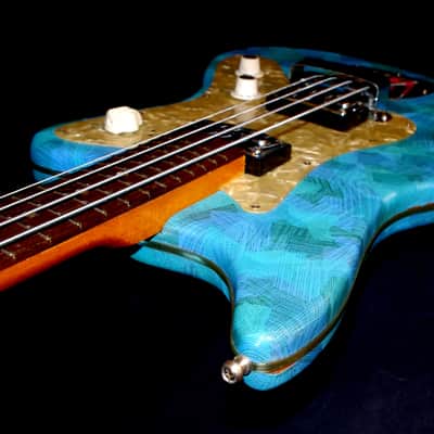 Egmond BEG 2-V 1967 Blue Vinyl.  Retro Cool Bass. A true vintage piece. RARE. image 6