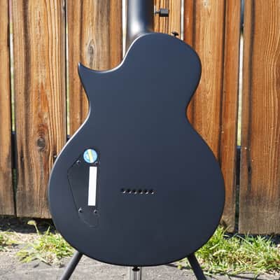 ESP LTD DELUXE EC-01FT - Charcoal Burst Satin 6-String Electric Guitar (2025) image 9