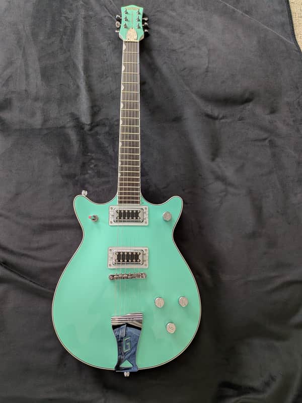 Gretsch G5237 Electromatic Double Jet FT 2020 - Surf Green and White image 1