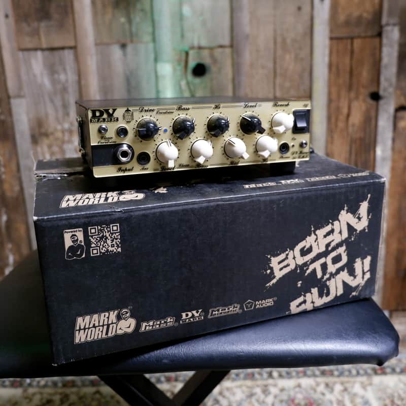 DV Mark DV Micro 50 2-Channel 50-Watt Guitar Amp Head 2010s - Blue image 1