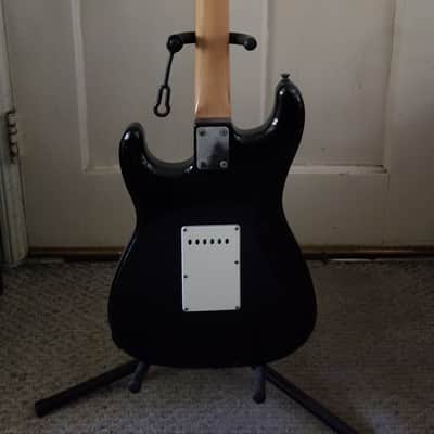 Unbranded DORK Super Strat mid 80s - Black image 4