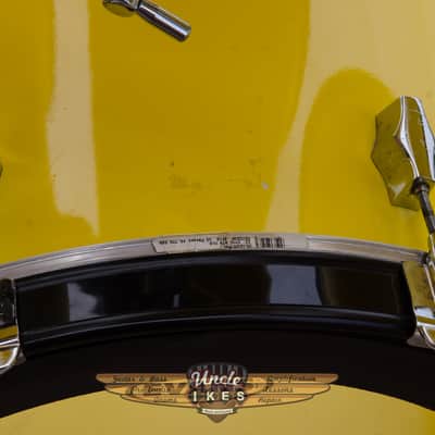 Vintage North Yellow 6 Piece Drum Set with Gibraltar Rack image 13