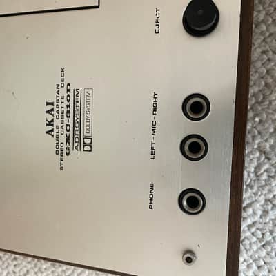Immagine Vintage Akai GXC-310D Cassette Deck Bundle – Lights Up / Motor Runs (As-Is / For Parts or Repair) - 14