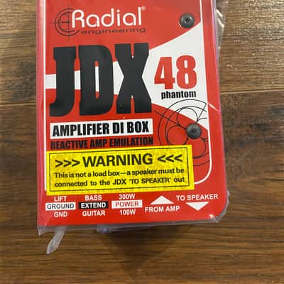 Radial JDX48 Reactor Amplifier Direct Box 2010s - Orange image 2