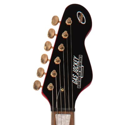 Vintage Electric Guitar JDV34 Joe Doe 'Gas Jockey' Gas Pump Red with Case - image 7