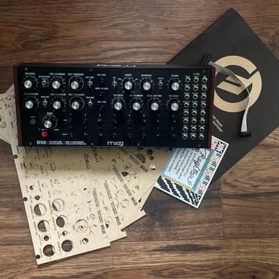Moog DFAM Drummer From Another Mother Semi-Modular Analog Percussion Synthesizer 2018 - Present - Black/Wood image 1