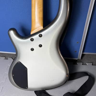 2003 Greco PXB-400 PJ Phoenix Electric Bass - Silver Burst - P/J Pickup - Made In Japan image 4