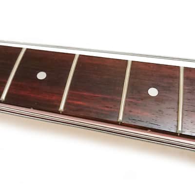 BURNY TB-70 Thunderbird Active Bass Japan circa 1987 in Fire Red with FGI Pickups image 13