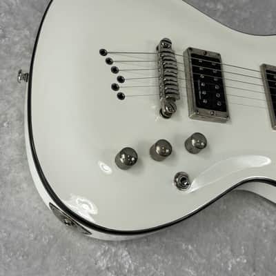Ibanez SZ320EX electric guitar in gloss white finish with case image 5