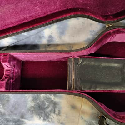 Vintage RARE 1970's Gibson Purple Black Hard Shell Guitar Case LGO LG1 LG2Others image 9