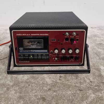 Coomber 2060-2/RW - Radio Mic P.A. Cassette Recorder - Red - Excellent image 7